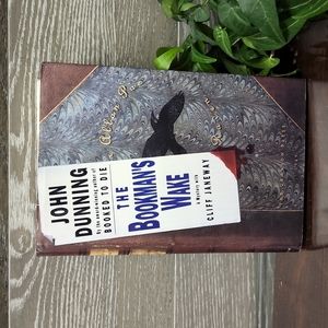 The bookmans wake by John dunning A mystery book along lines of Edgar Allen poe